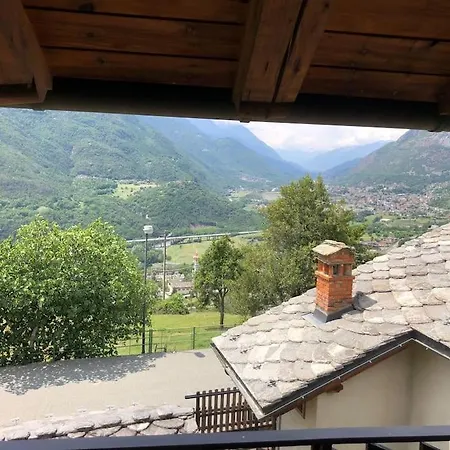 Casa Dufour Relax E Vista Panoramica 木屋 *